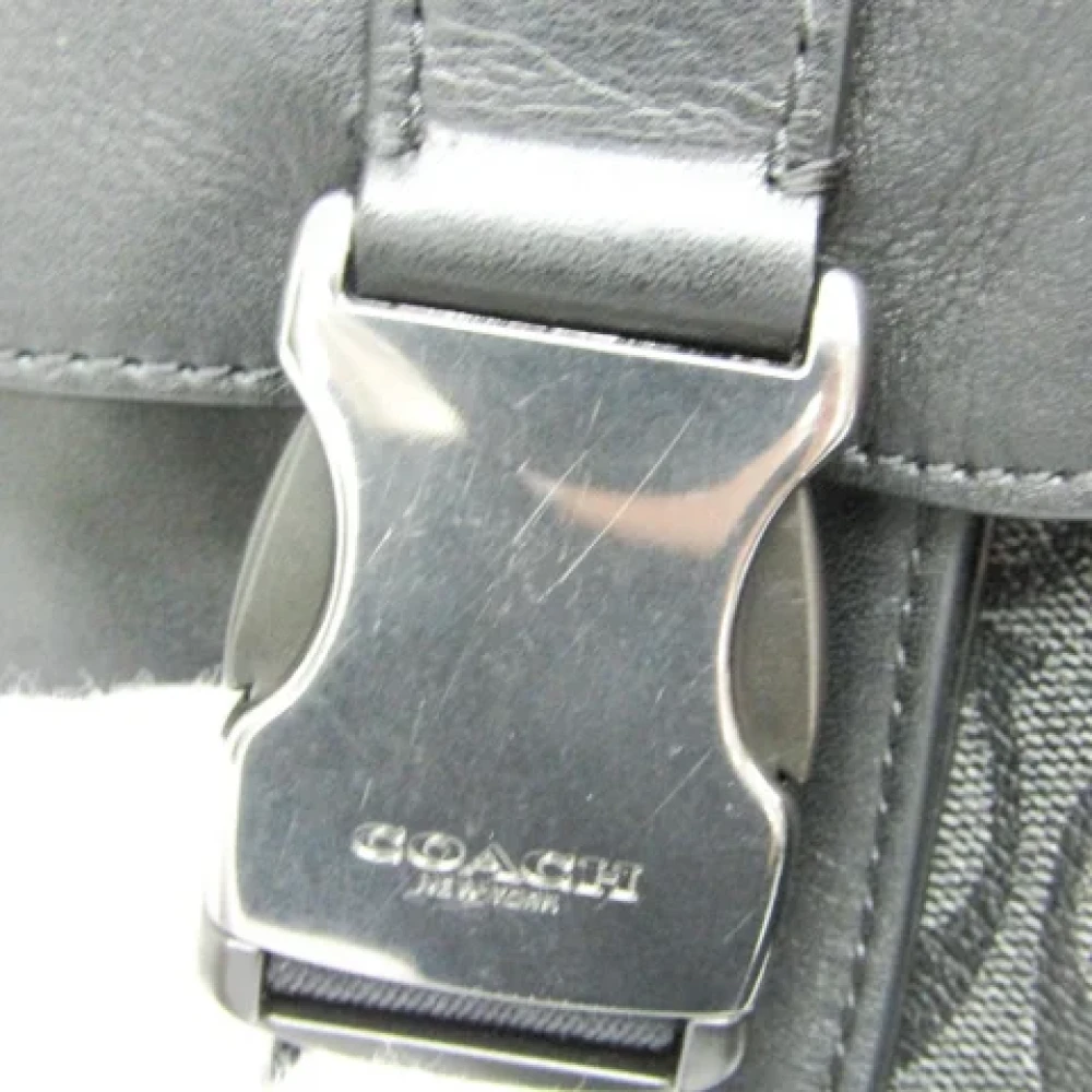Coach Pre-owned Leather shoulder-bags Black Dames