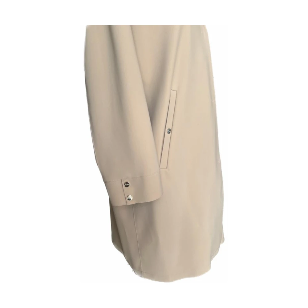 Herno Scuba Stoff Jas Brown Dames