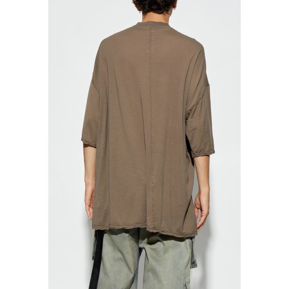 Rick Owens T-shirt Tommy Brown Heren
