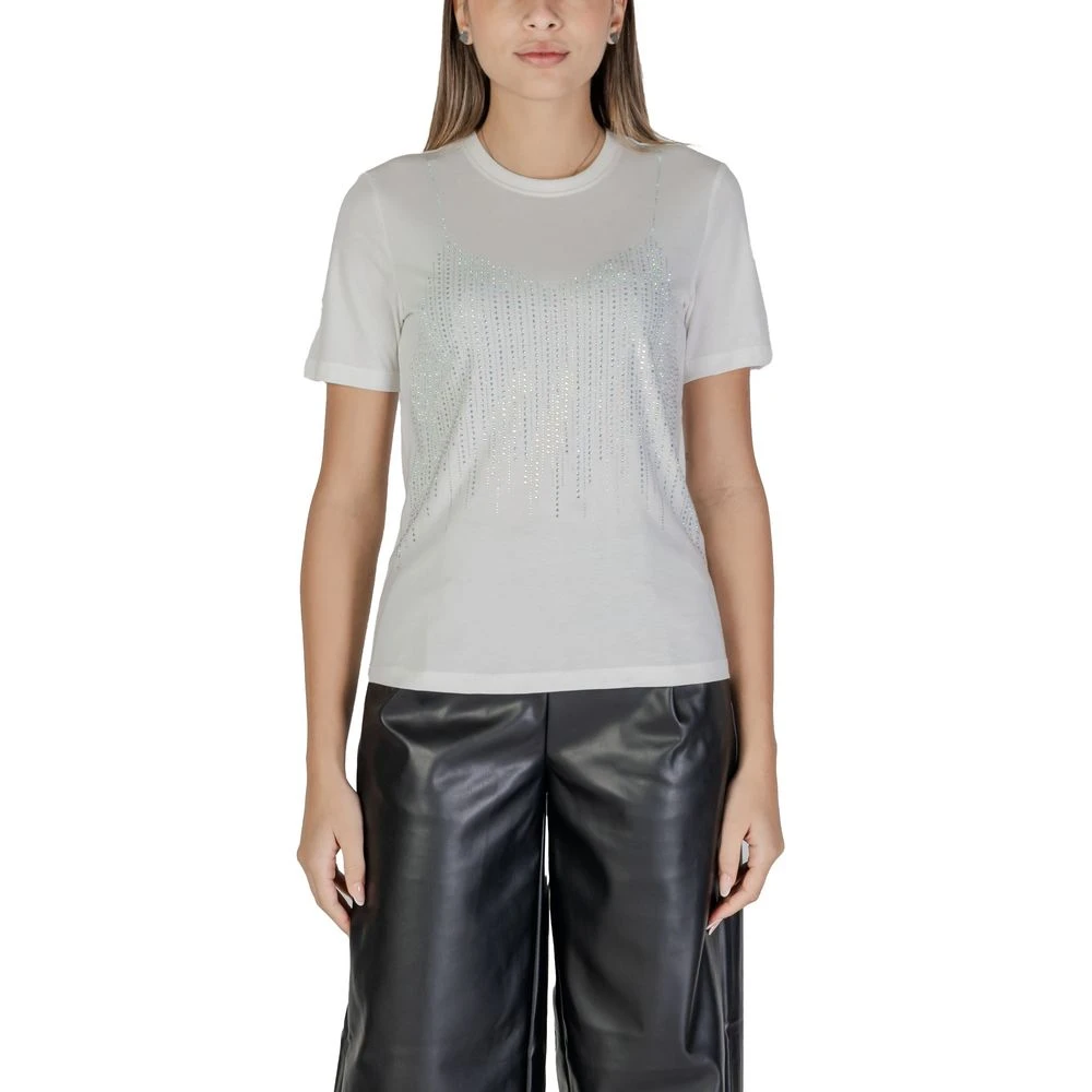Only Katoenen Tops & T-shirt Collectie White Dames