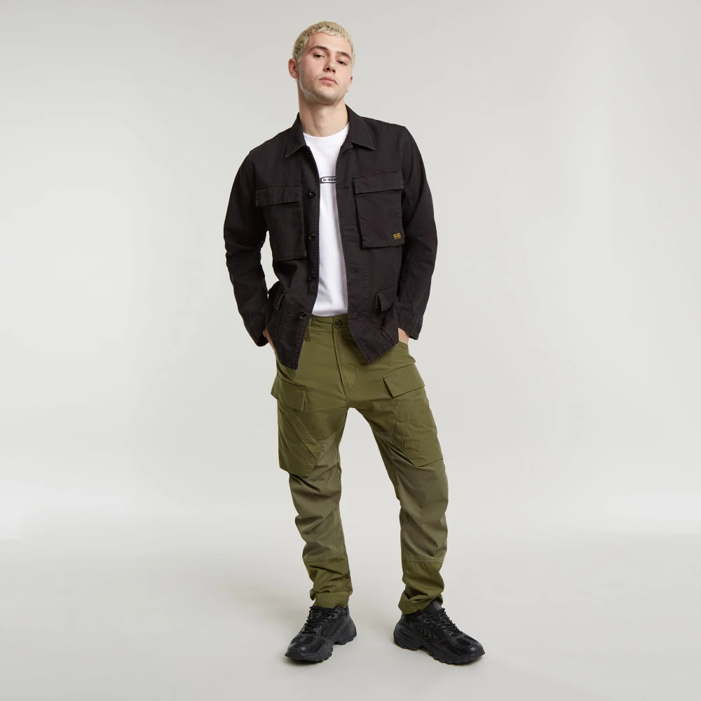 G-Star Leger Overshirt 4-Zak Bedford Cord Black Heren