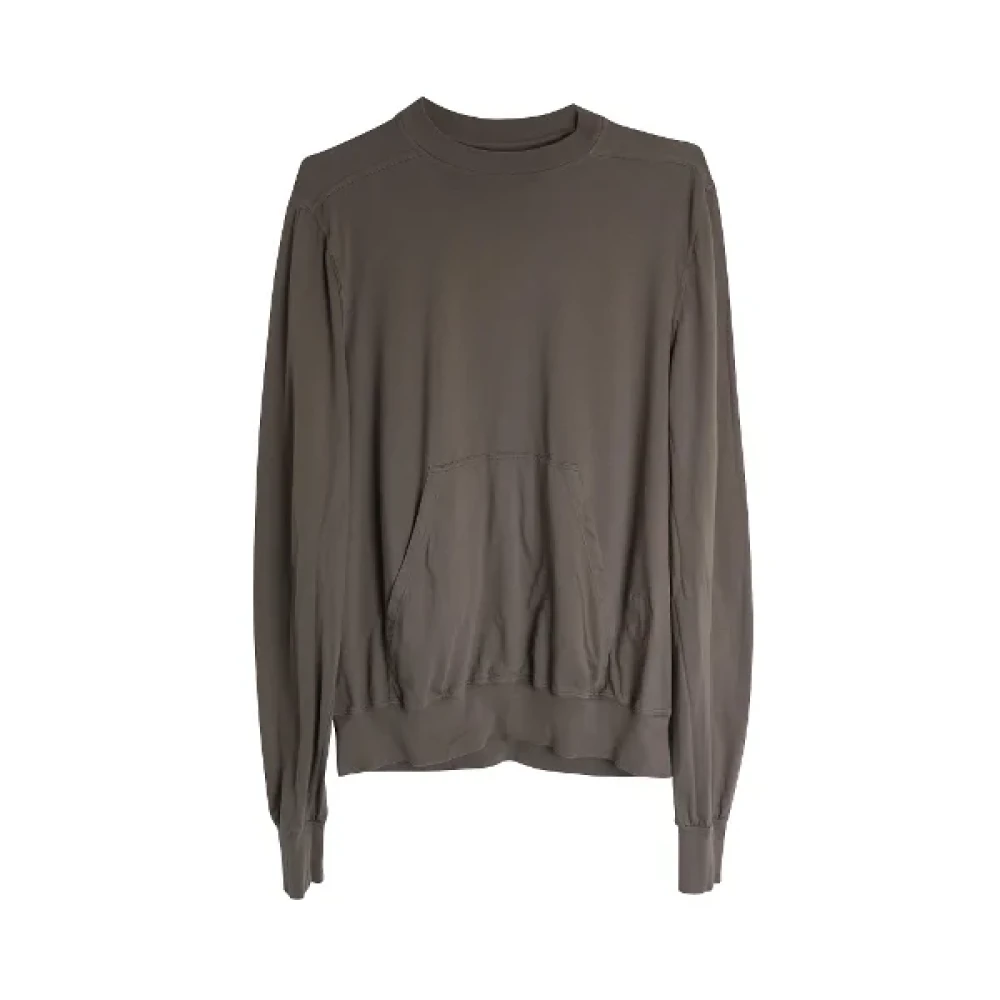 Rick Owens Pre-owned Cotton tops Gray Heren