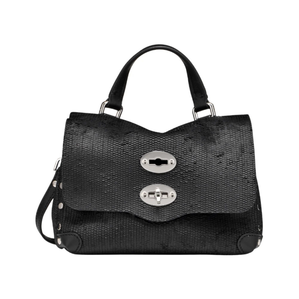 Zanellato , Handbags, Female, Black, One Size, Postina Baby
