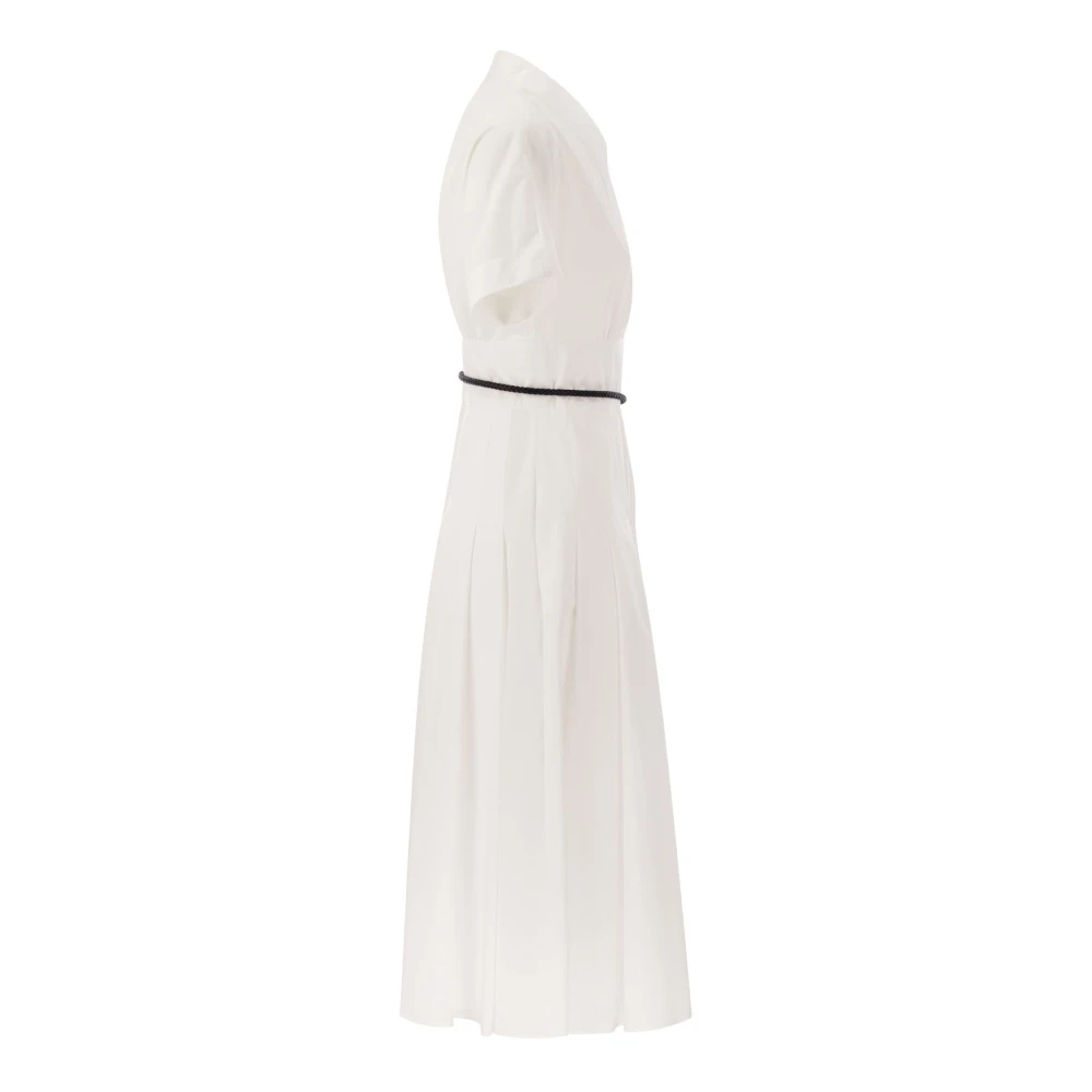 Max Mara Studio Shirt Dresses White Dames