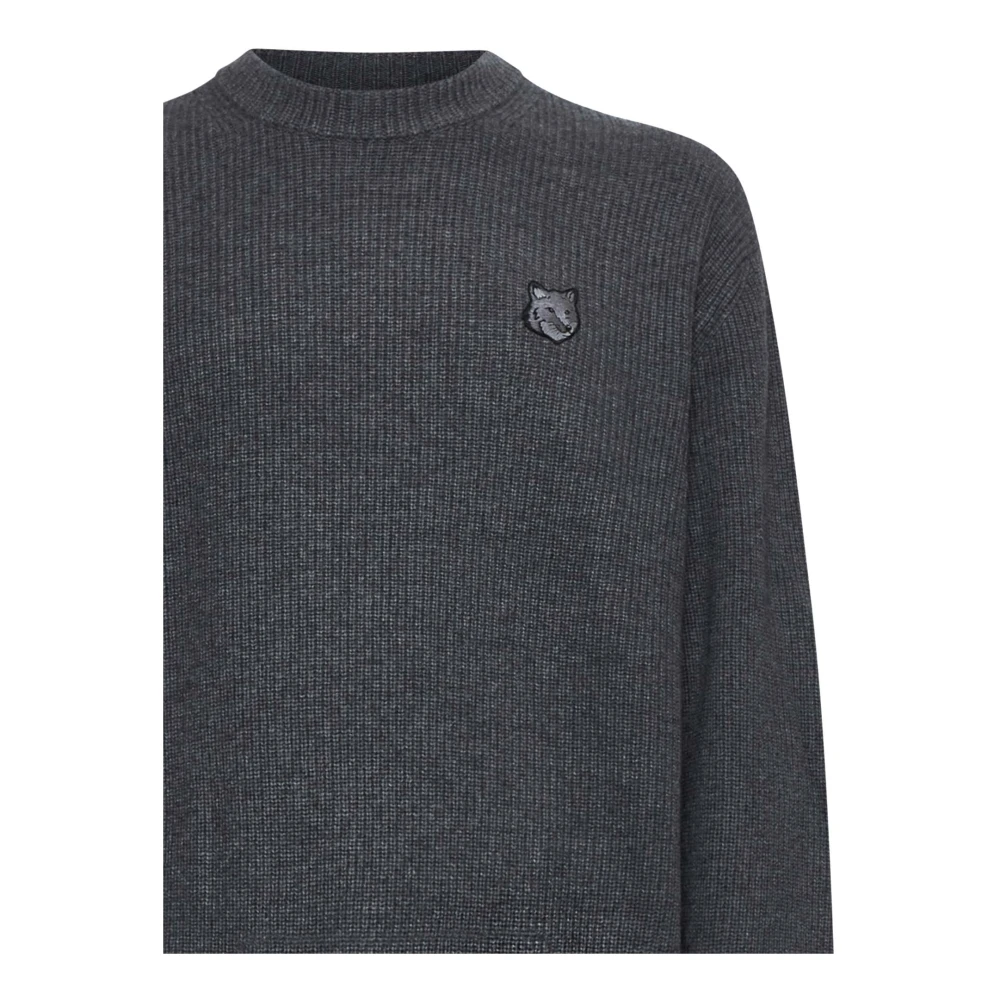 Maison Kitsuné Stijlvolle Sweaters Collectie Gray Heren