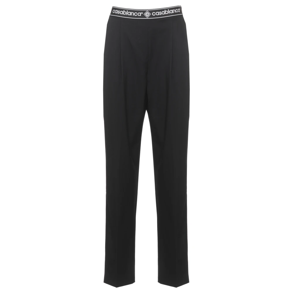 Casablanca , Straight Trousers, Female, Black, Xs, Straight Trousers