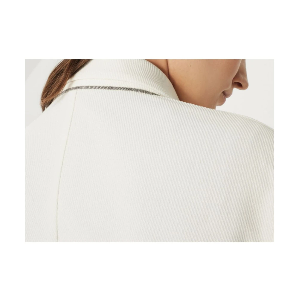BRUNELLO CUCINELLI Stijlvolle Jassen Collectie White Dames