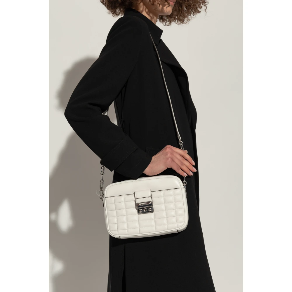Michael Kors Tribeca Schoudertas White Dames