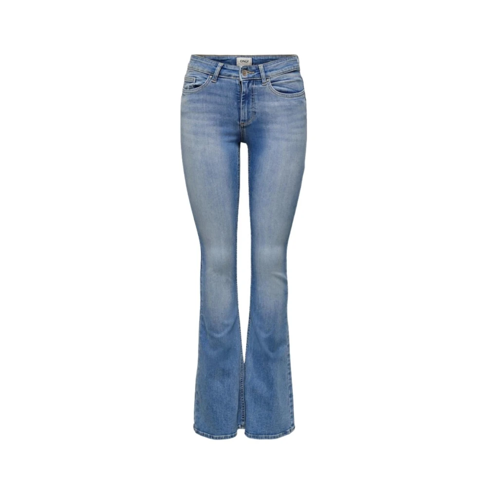 Only Women's Blue Flare Jeans, Xs L32, Flared Jeans