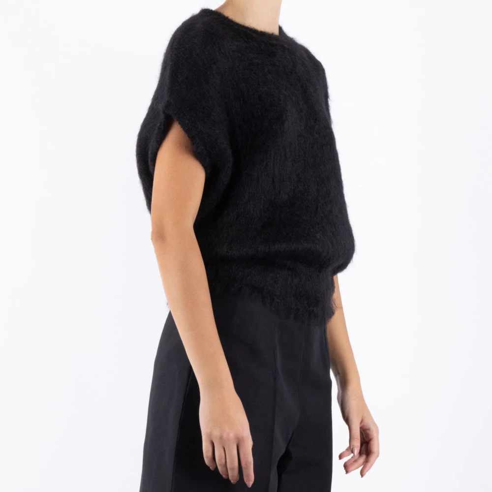 Marni Zwarte Wollen Trui Black Dames