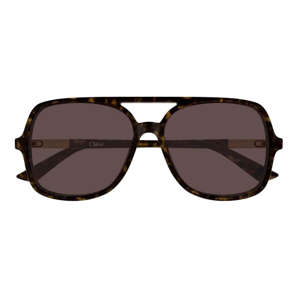 Chloé Unisex Brown Sunglasses, 57 Mm, Occhiali Da Sole