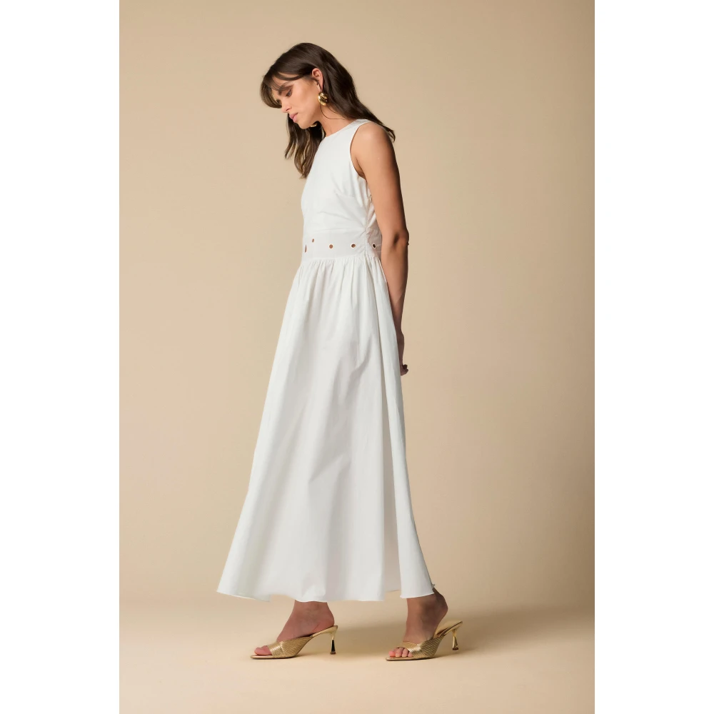 Kocca Elegante Maxi Jurken voor Vrouwen White Dames