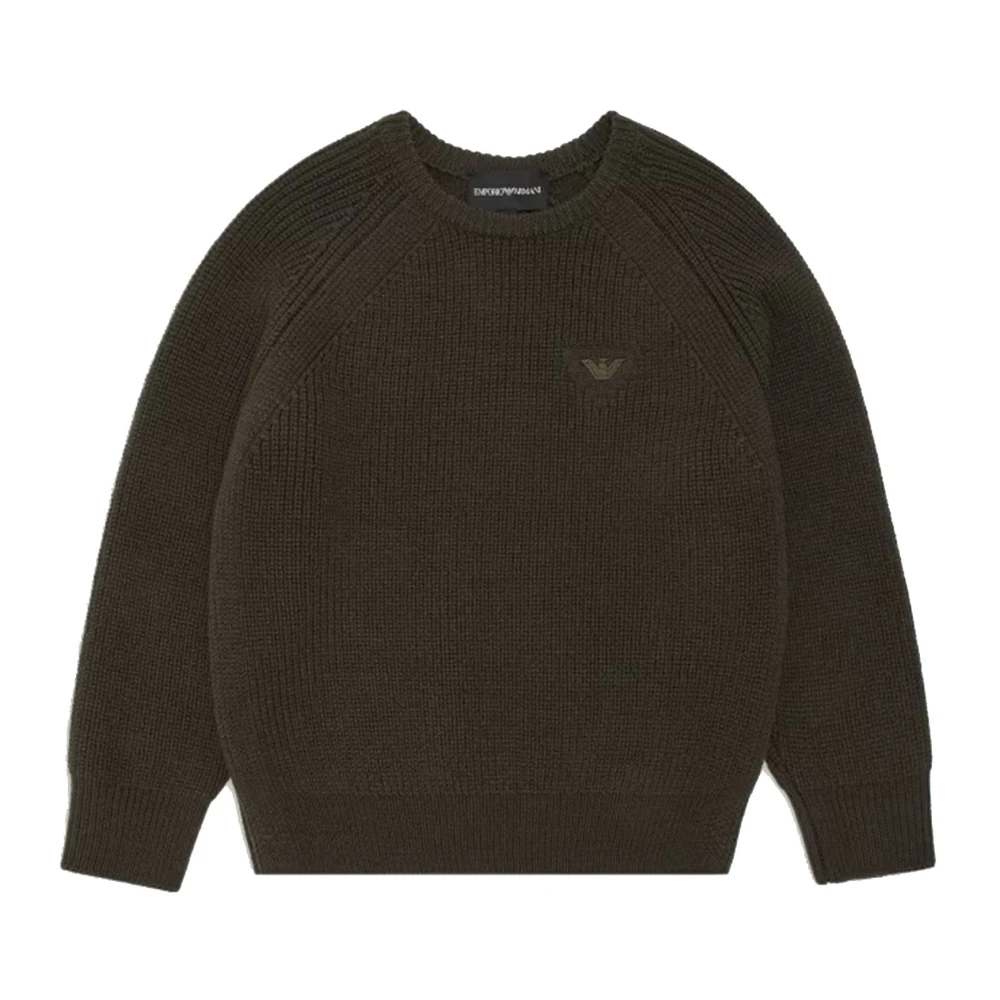 Armani Örn Broderad Tröja Green, Unisex