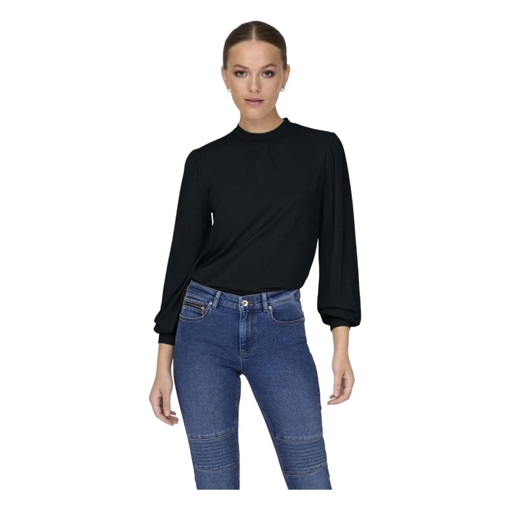 Only Vrij Leven Blouse Black Dames