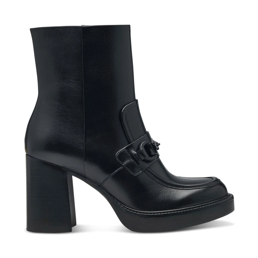 Tamaris Women's Black Heeled Boots, 5 Uk, Elegant Ankle Boots