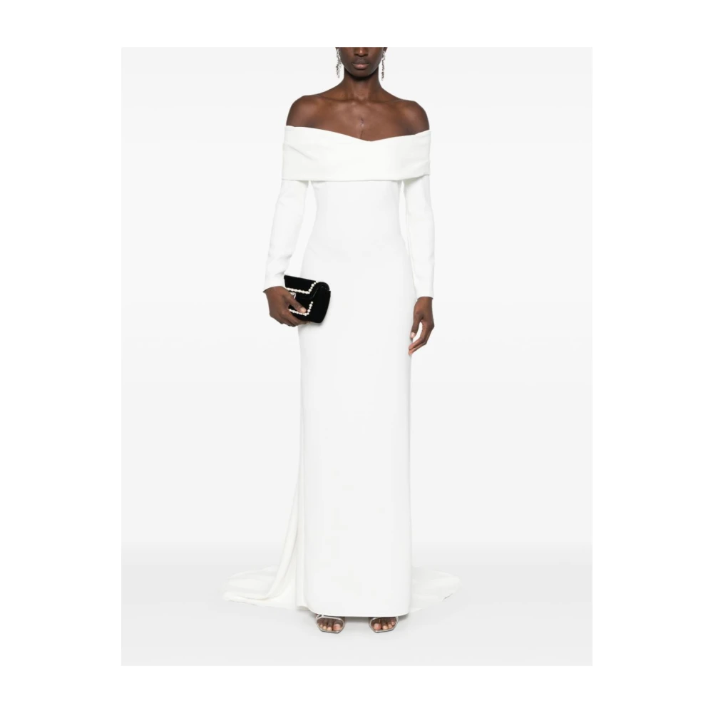 Solace London Priya Maxi Dress Beige Dames