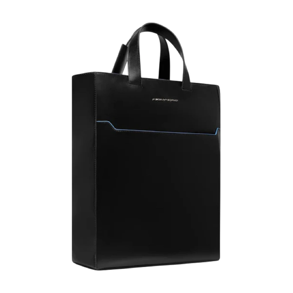 Piquadro Women's Blue Square Hobo Bag