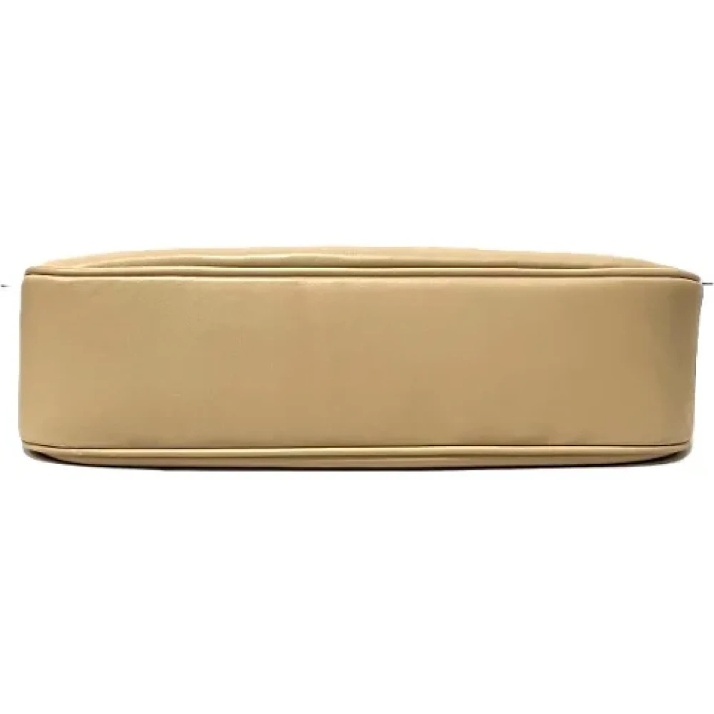 Gucci Vintage Pre-owned Leather handbags Beige Dames