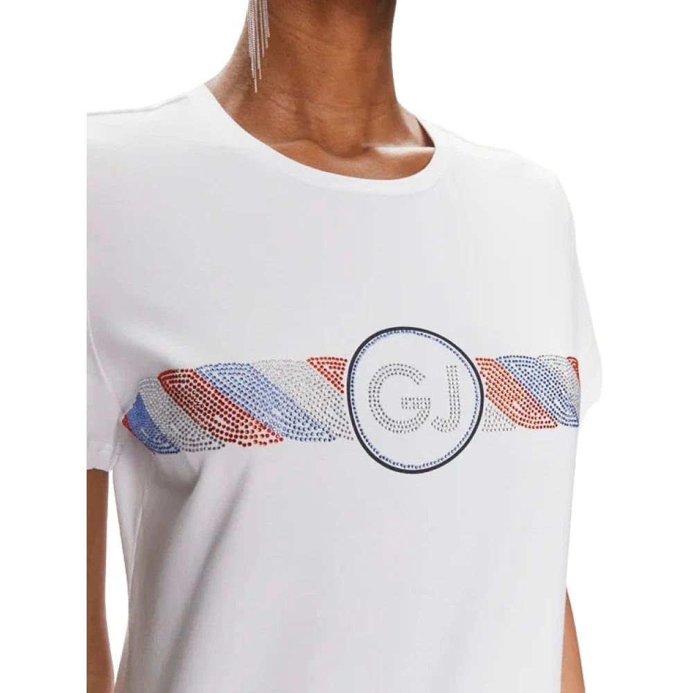 Gaudi Korte Mouw T-shirt White Dames