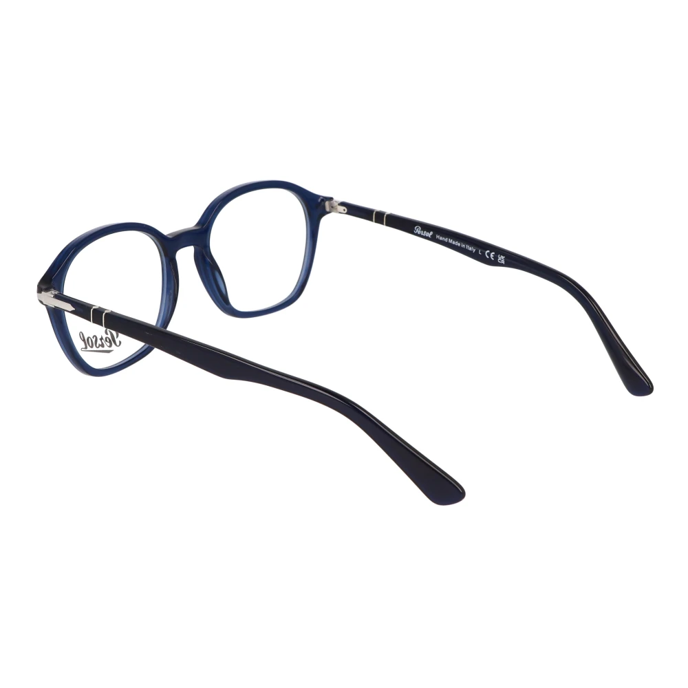 Persol Vierkante Frame Bril Blue Unisex