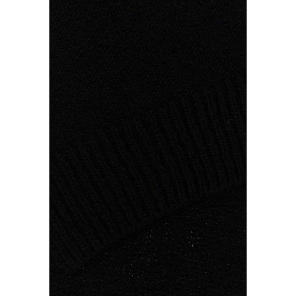 Jil Sander Stijlvolle Zwarte Wollen Sjaal Black Heren