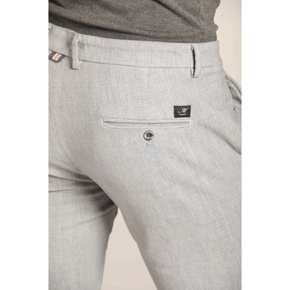 Mason's Stijlvolle Broek voor Mannen Gray Heren