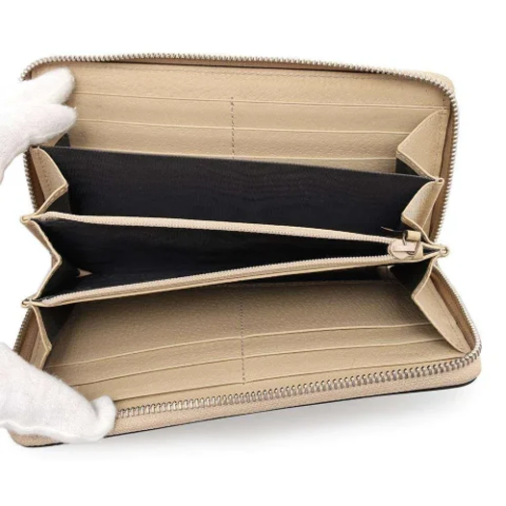 Gucci Vintage Pre-owned Leather wallets Gray Dames