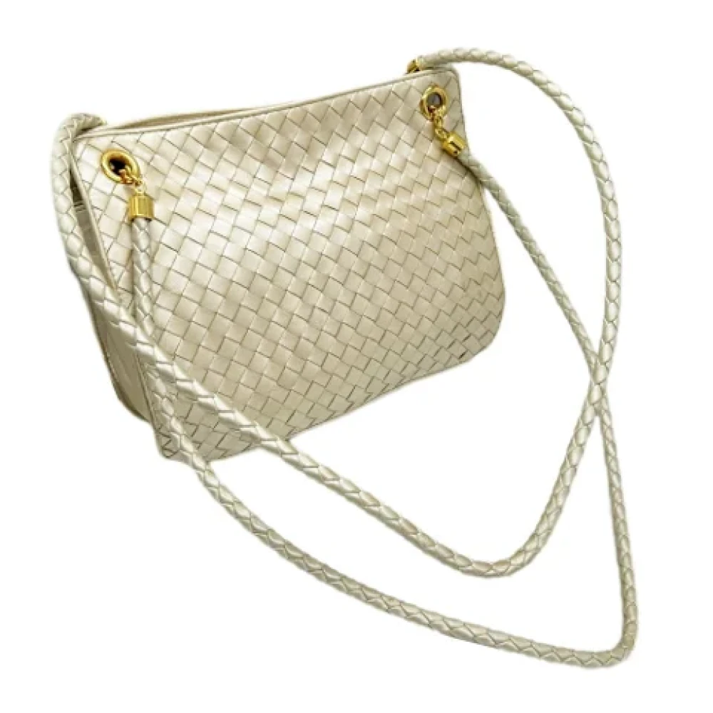 Bottega Veneta Vintage Pre-owned Leather shoulder-bags Yellow Dames