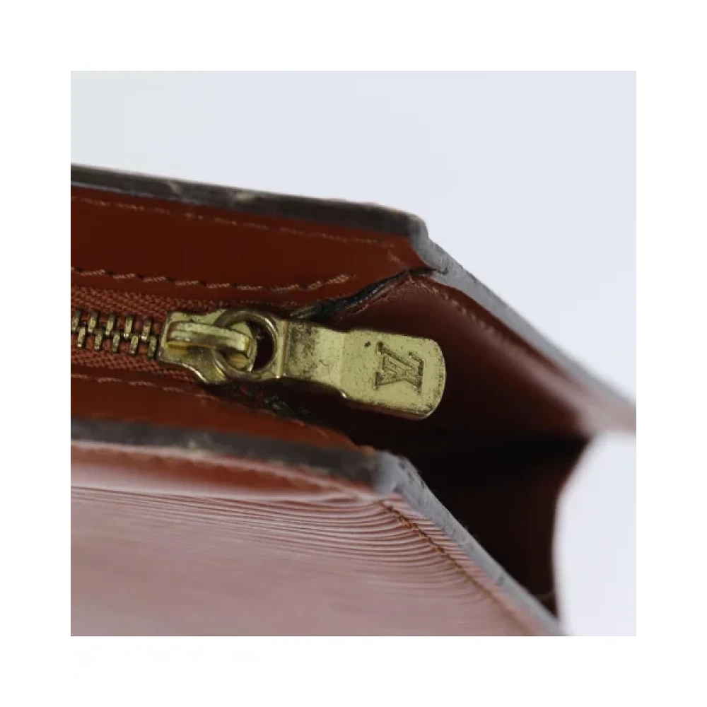 Louis Vuitton Vintage Pre-owned Leather handbags Brown Dames