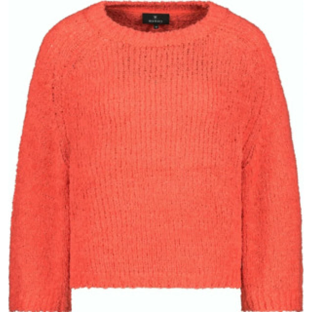 Monari Stijlvolle Pullover Sweater Orange Dames