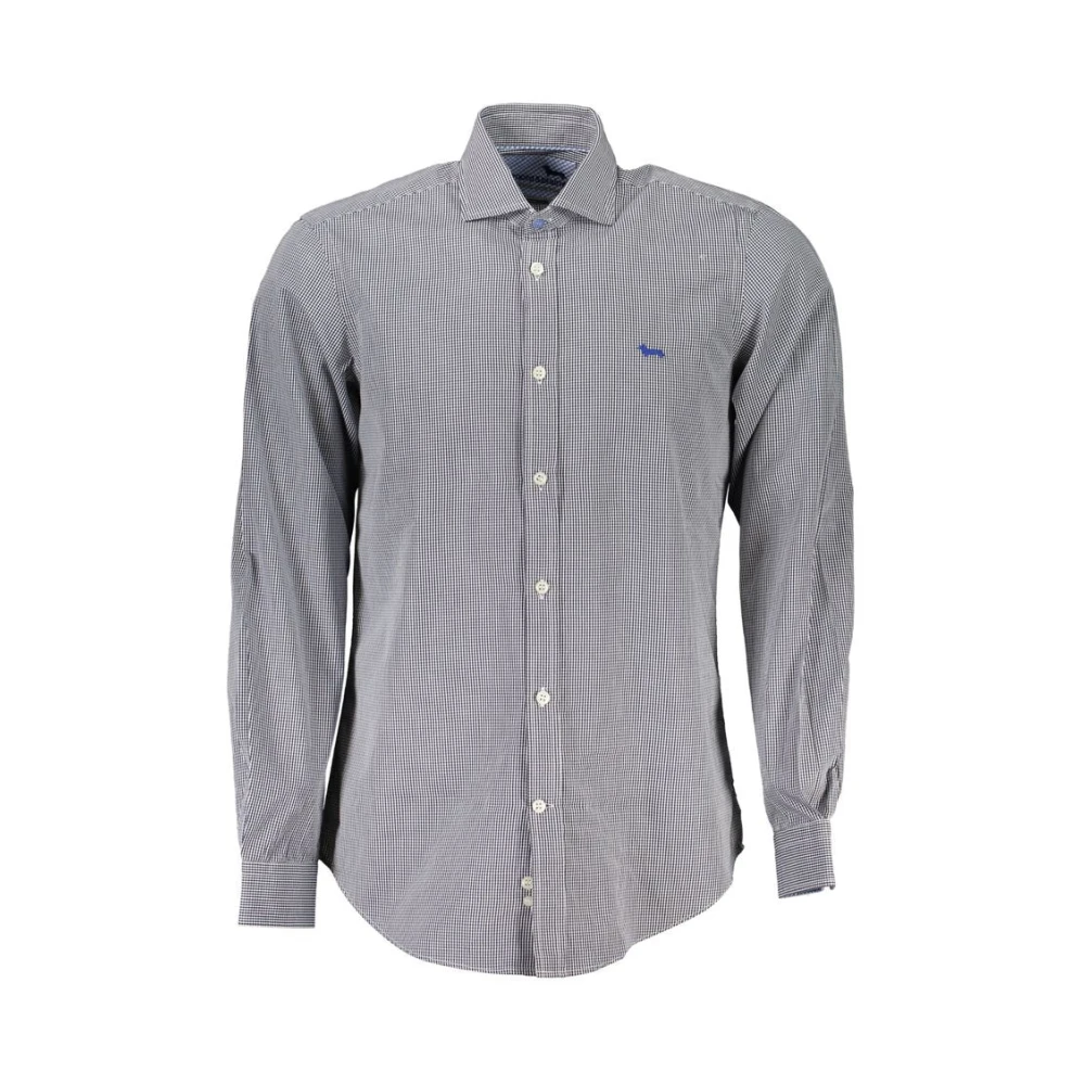 Harmont & Blaine Elegant overhemd met lange mouwen en smalle pasvorm Blue Heren