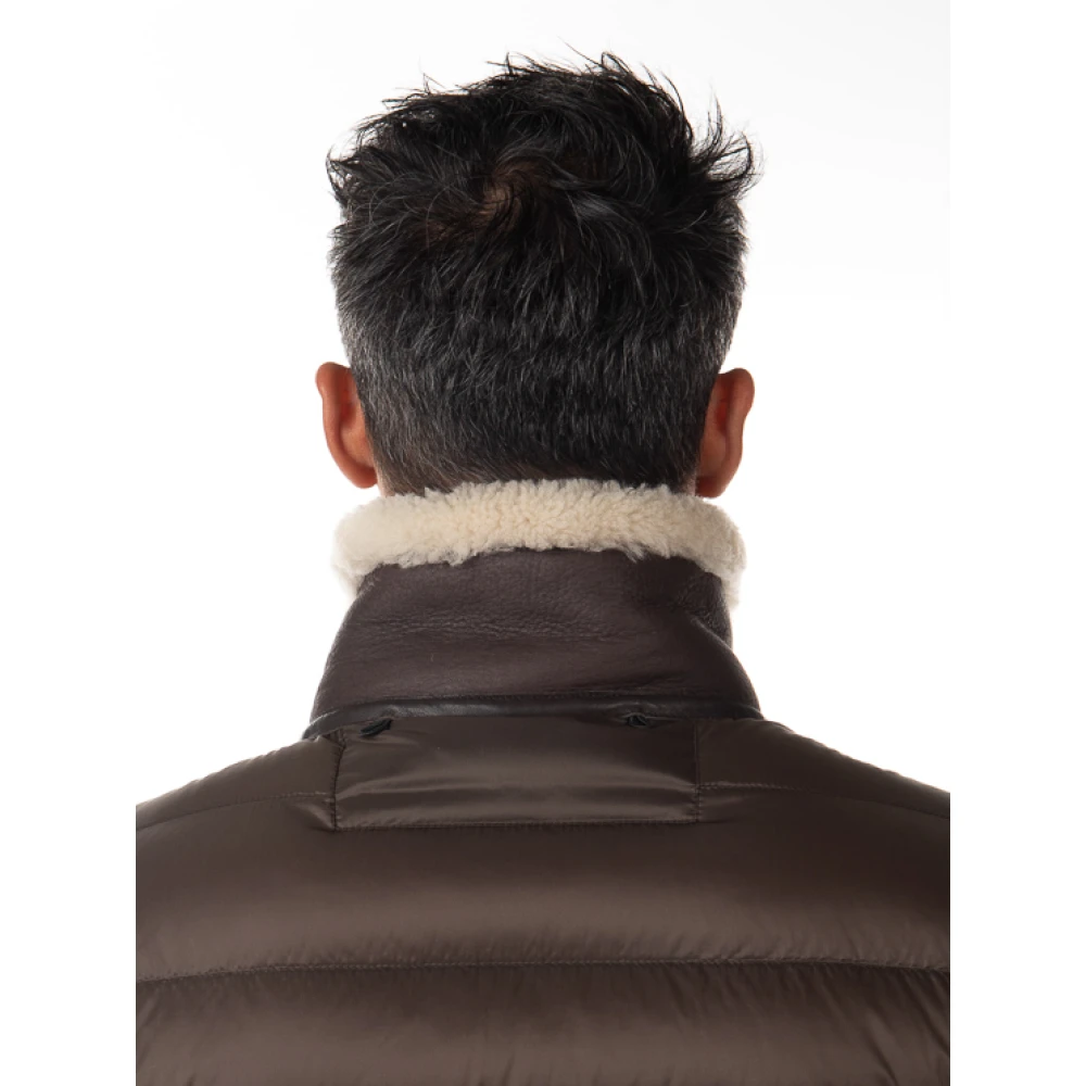Ten C Shearling Gevoerde Jas Brown Heren