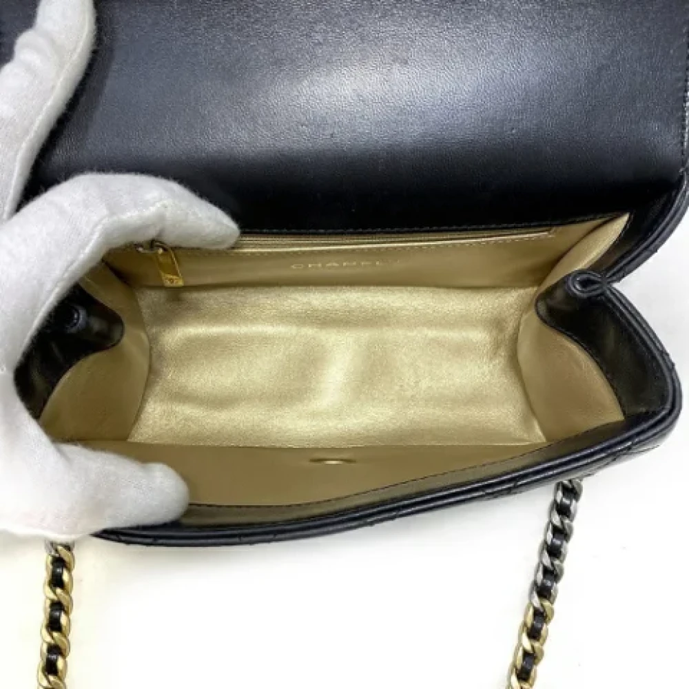 Chanel Vintage Pre-owned Fabric chanel-bags Black Dames