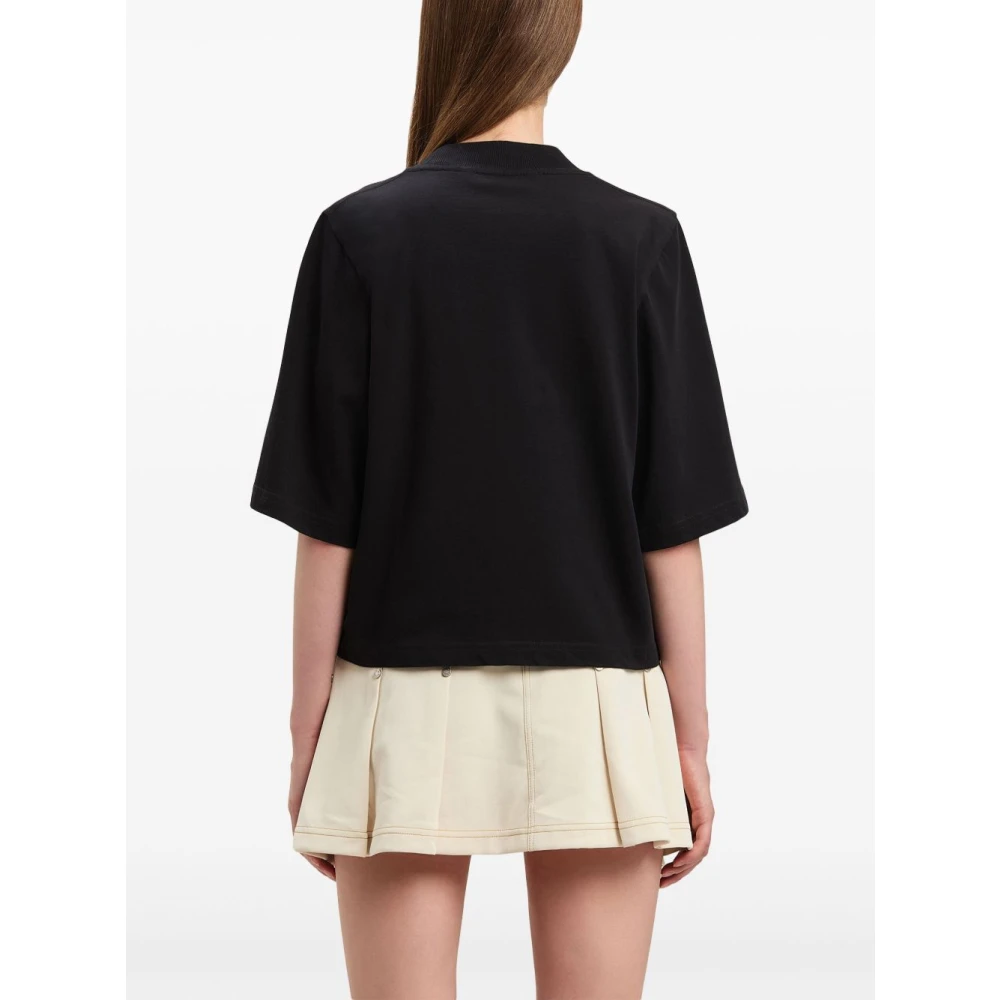 Palm Angels Zwart T-shirt & Polo Dames Collectie Black Dames