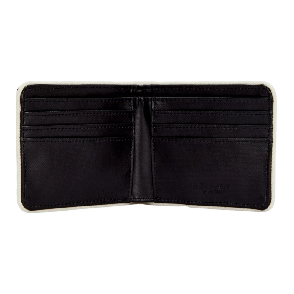 Fred Perry Gecoate Poly Portemonnee Black Unisex