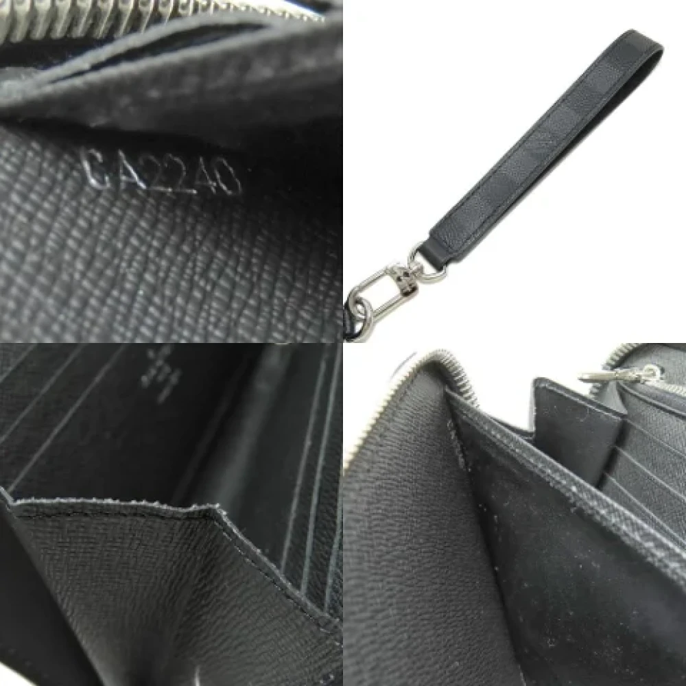 Louis Vuitton Vintage Pre-owned Canvas wallets Black Heren