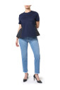 t-shirt-bleu-en-coton-a-col-rond