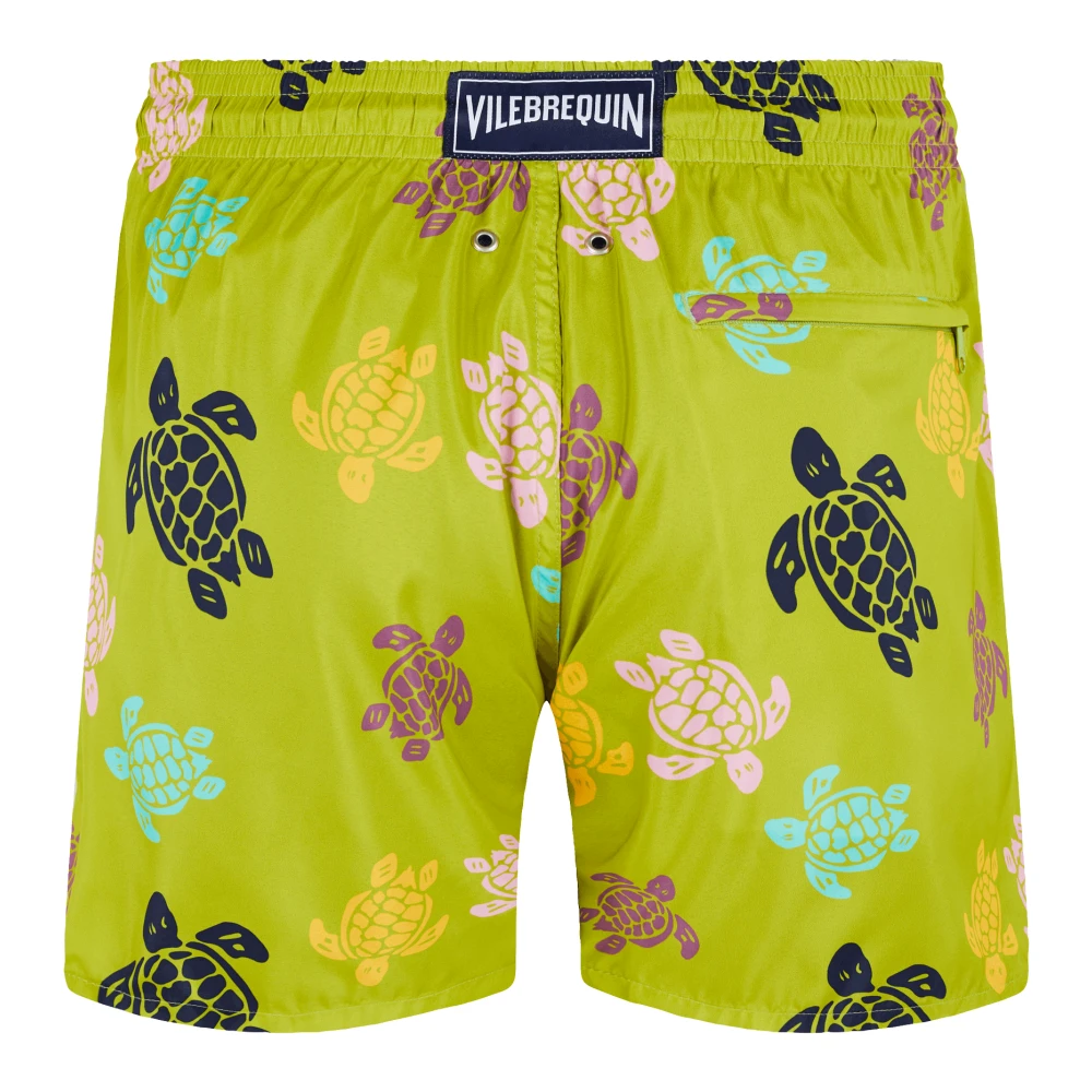 Vilebrequin Ultra-licht Opvouwbare Zwemshorts Multicolore Matcha Groen Multicolor Heren