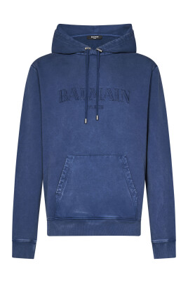 sweat-a-capuche-vintage-bleu-avec-logo-brode