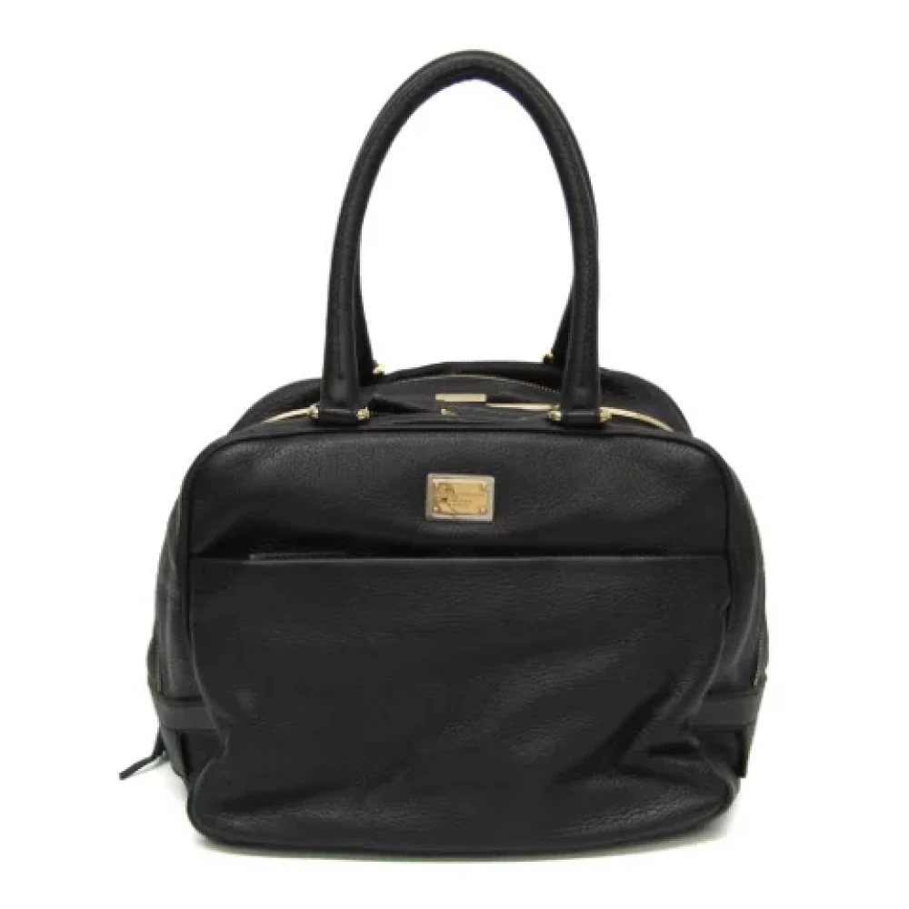 Dolce & Gabbana Pre-owned Leather handbags Black Heren