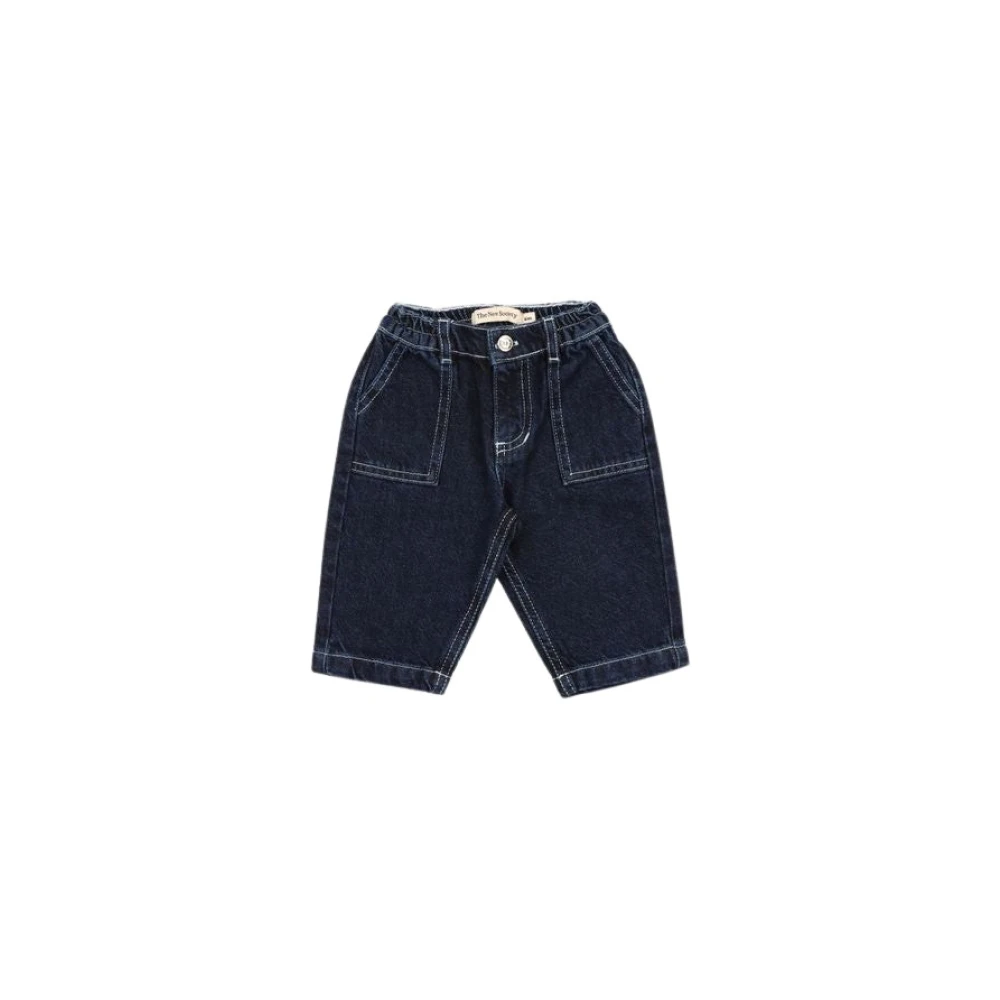 The New Society Denim Baby Byxor Blue, Unisex