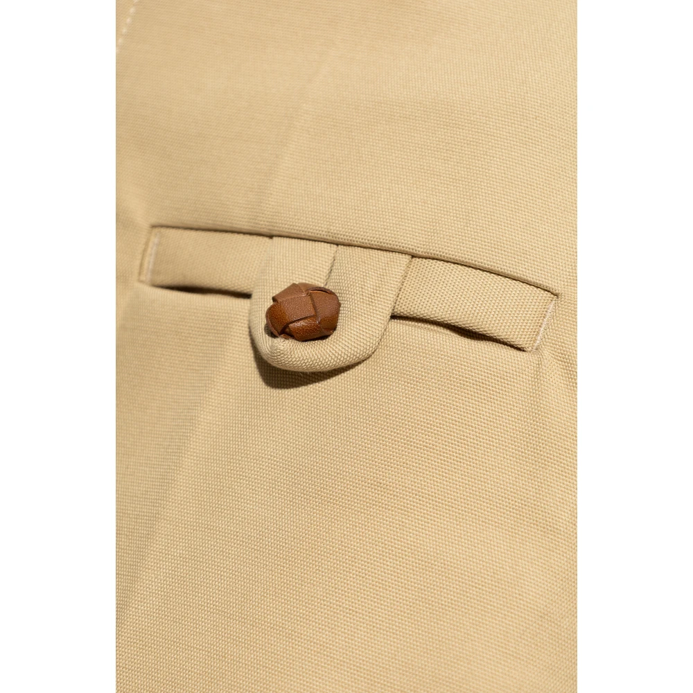 Bottega Veneta Rok met zakken Beige Dames