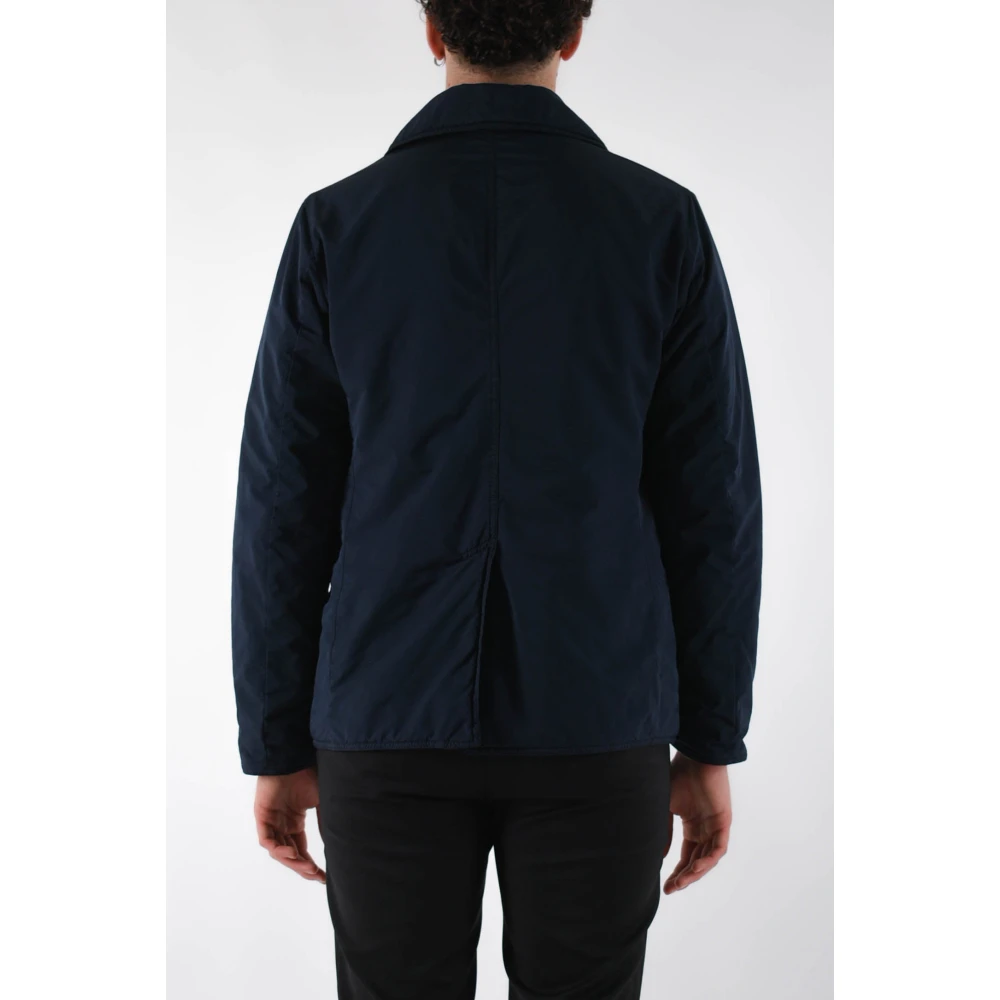 Aspesi Dubbelbreasted jas met klassieke revers Blue Heren
