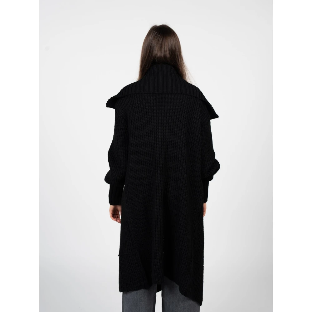 La Haine Inside Us Elegante Gebreide Vest Black Dames