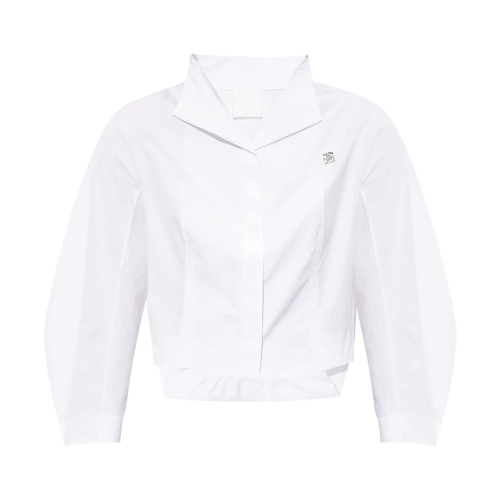 Givenchy Vit skjorta med puffärm White, Dam