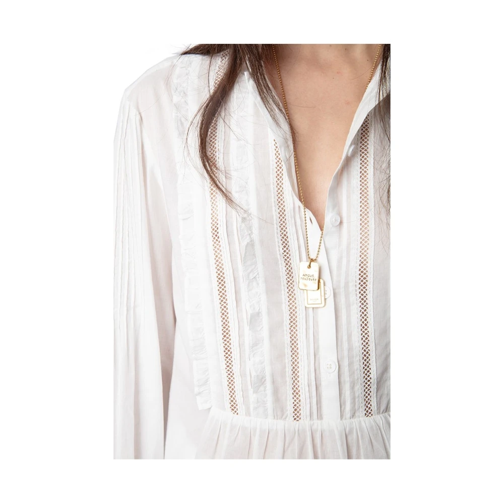 Zadig & Voltaire Chic Men's Shirt White Dames