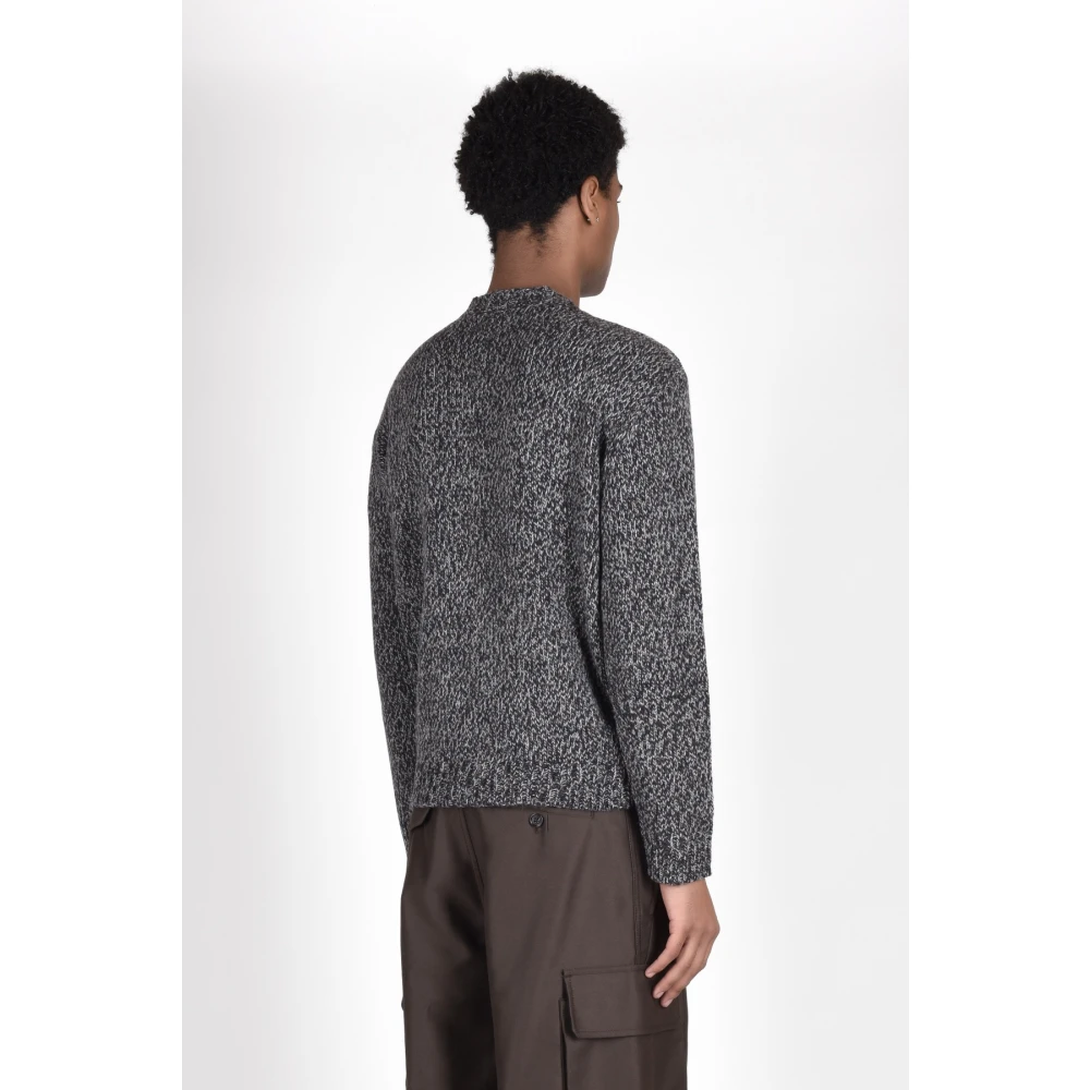 Barena Venezia Gebreide Blend Trui Gray Heren