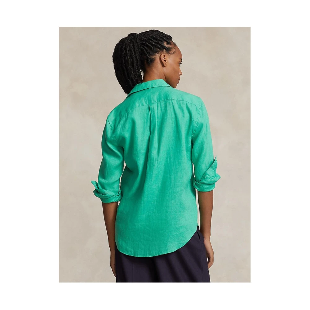 Ralph Lauren Klassieke Overhemd Green Dames