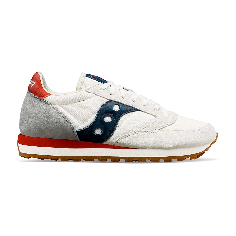 Saucony Stonewash Jazz Original Sneakers White, Herr