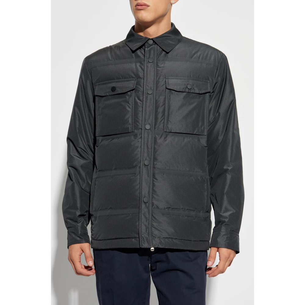 Brioni Jas met ruitpatroon Gray Heren